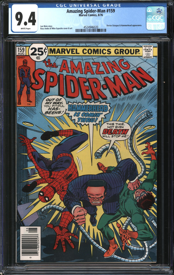 Amazing Spider-Man (1963) #159 CGC 9.4 NM