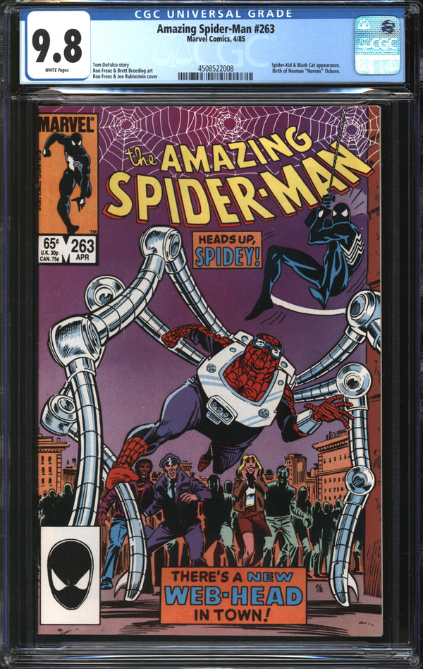 Amazing Spider-Man (1963) #263 CGC 9.8 NM/MT