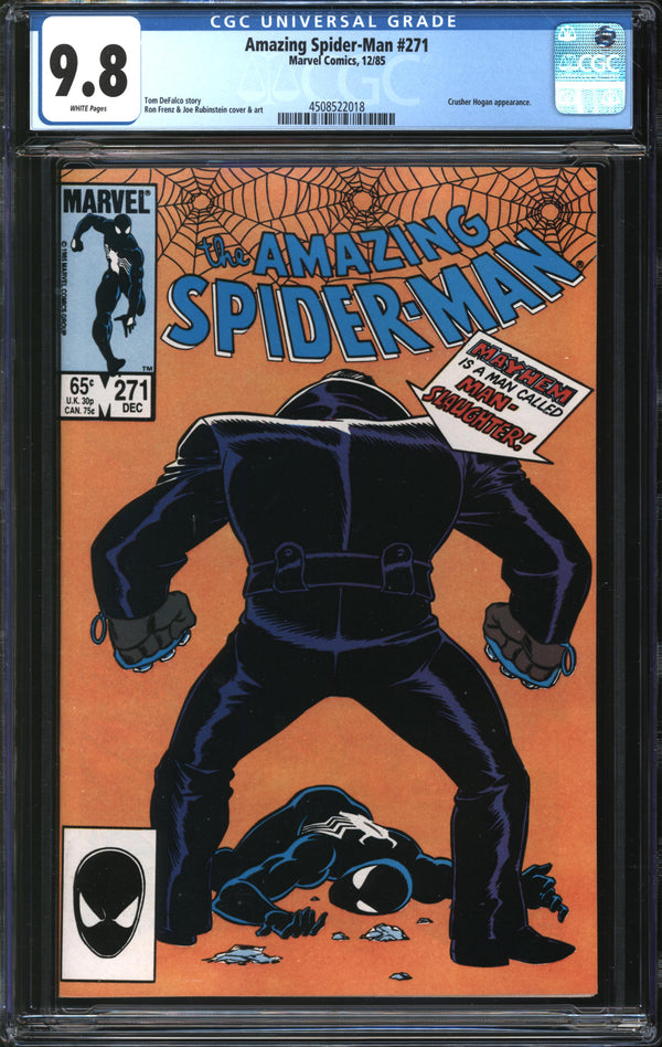 Amazing Spider-Man (1963) #271 CGC 9.8 NM/MT