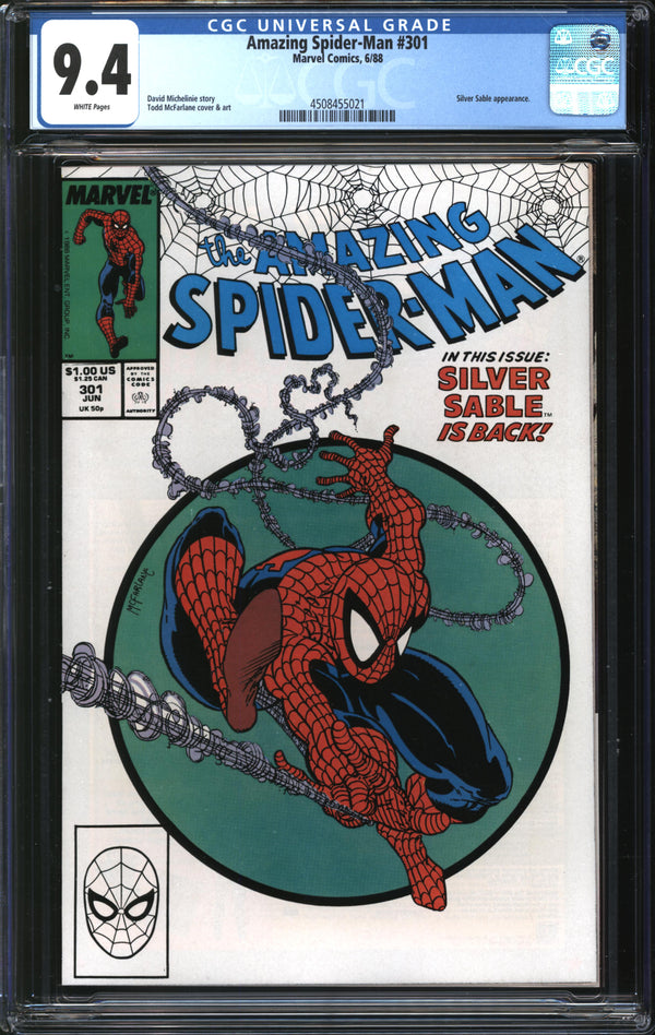 Amazing Spider-Man (1963) #301 CGC 9.4 NM