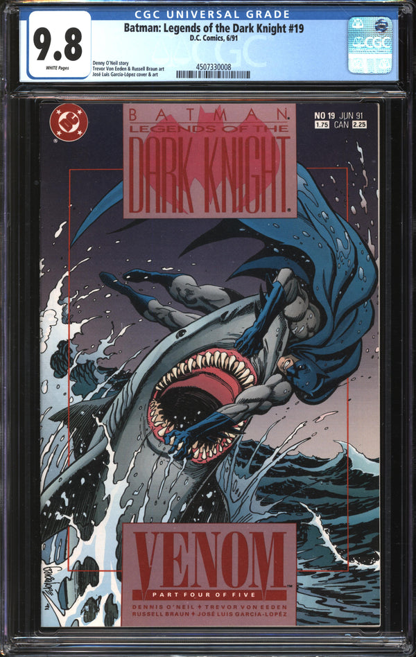 Batman: Legends Of The Dark Knight (1989) #19 CGC 9.8 NM/MT