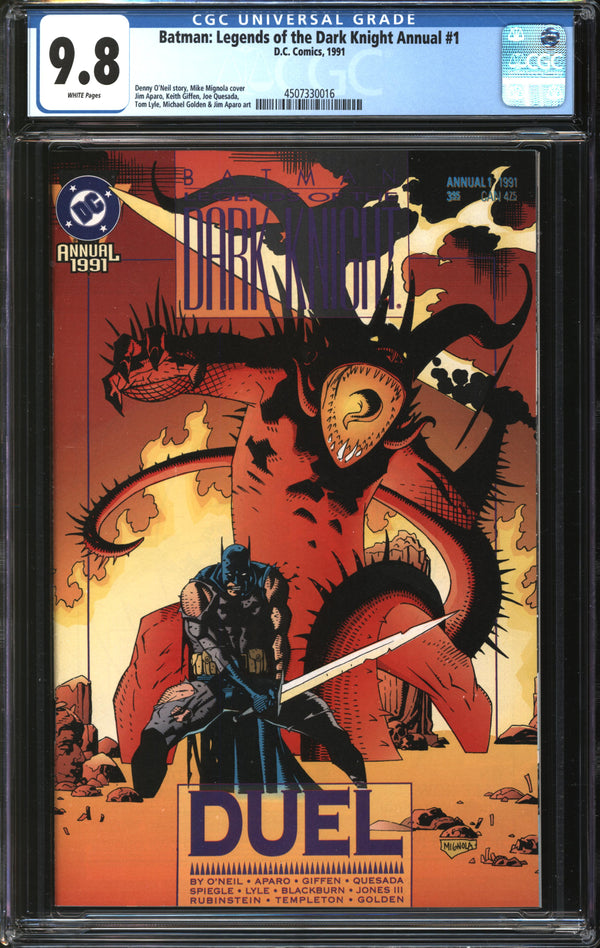 Batman: Legends Of The Dark Knight Annual (1991) #1 CGC 9.8 NM/MT