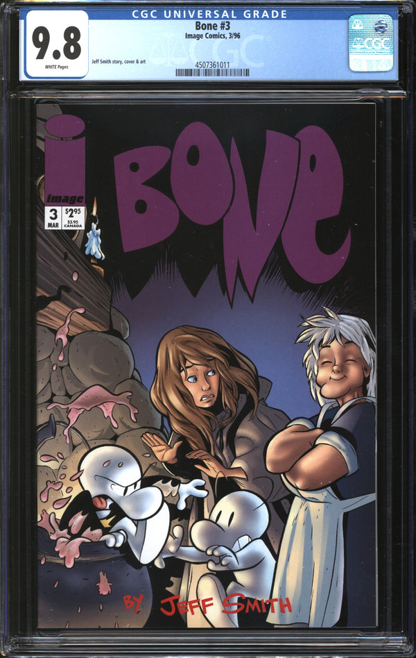 Bone (1996) # 3 CGC 9.8 NM/MT