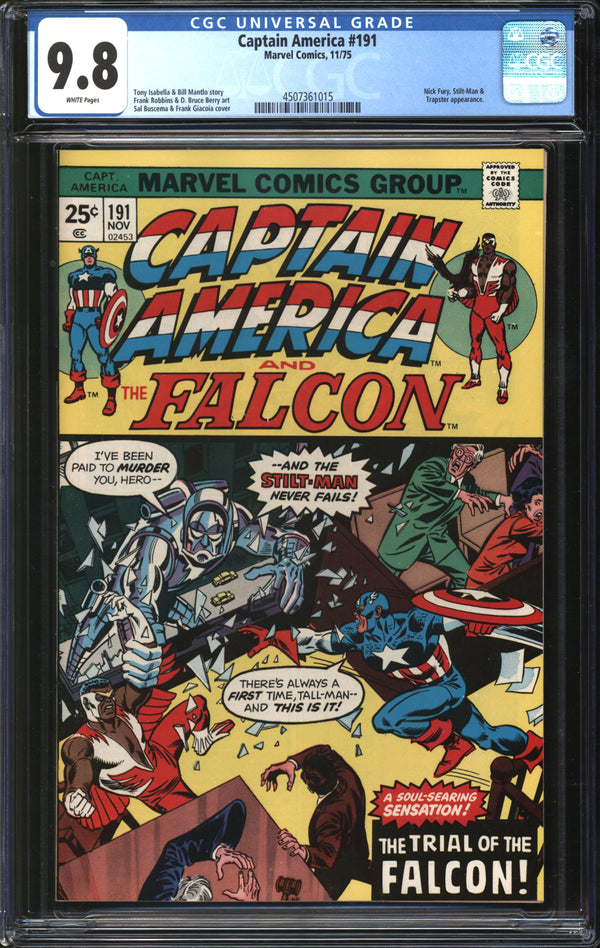 Captain America (1968) #191 CGC 9.8 NM/MT