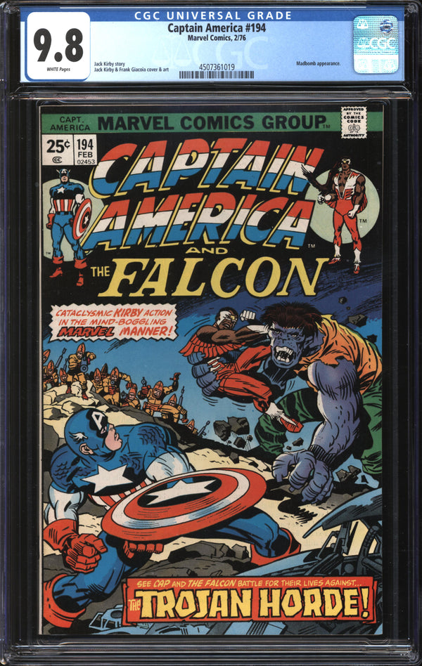 Captain America (1968) #194 CGC 9.8 NM/MT