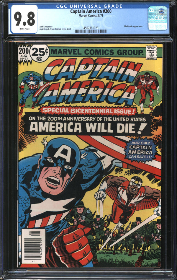 Captain America (1968) #200 CGC 9.8 NM/MT