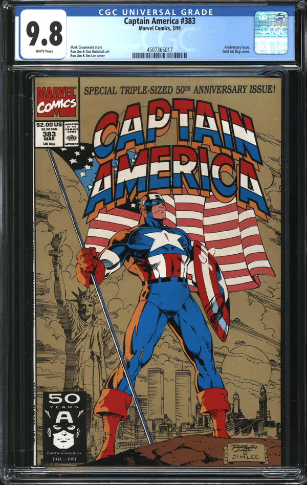 Captain America (1968) #383 CGC 9.8 NM/MT