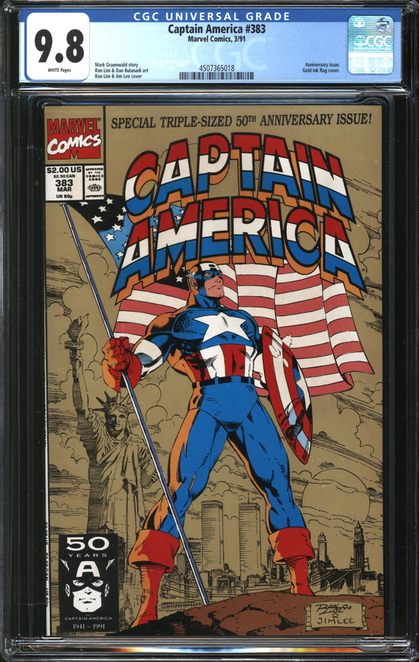 Captain America (1968) #383 CGC 9.8 NM/MT