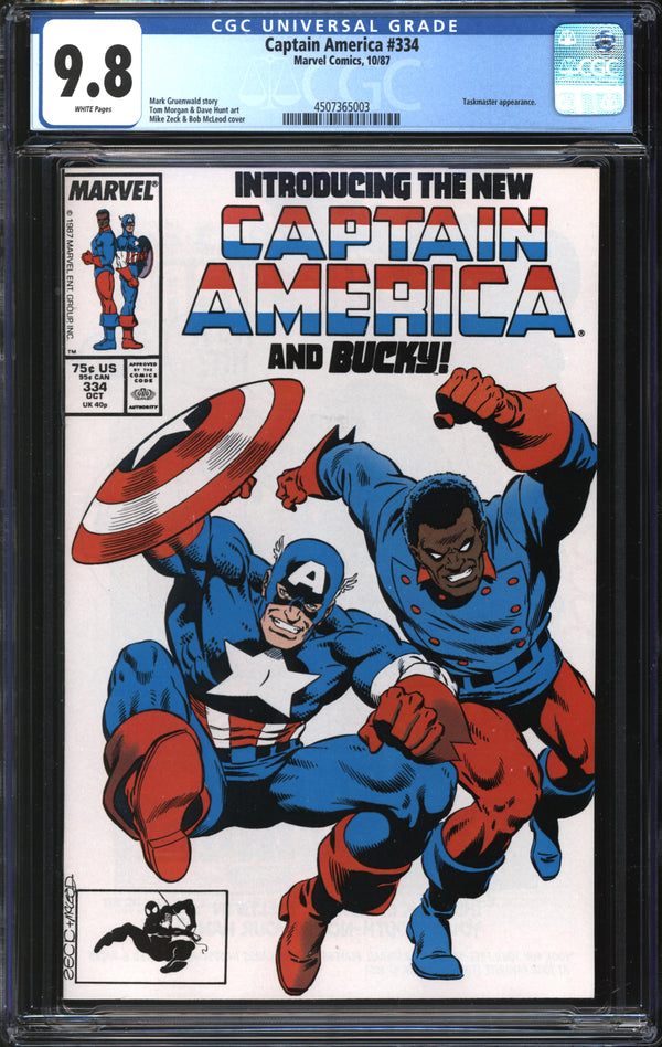 Captain America (1968) #334 CGC 9.8 NM/MT