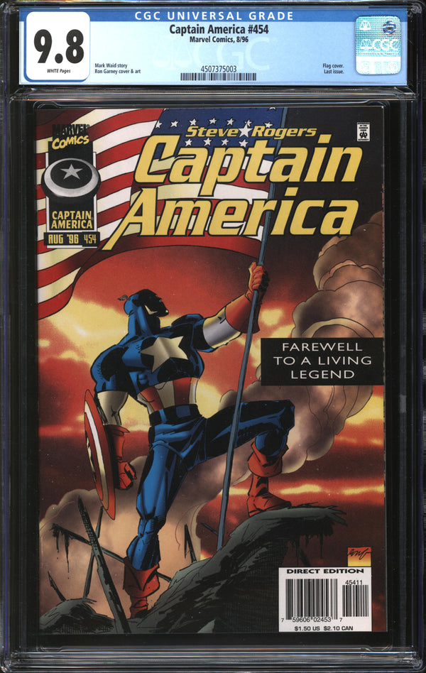 Captain America (1968) #454 CGC 9.8 NM/MT