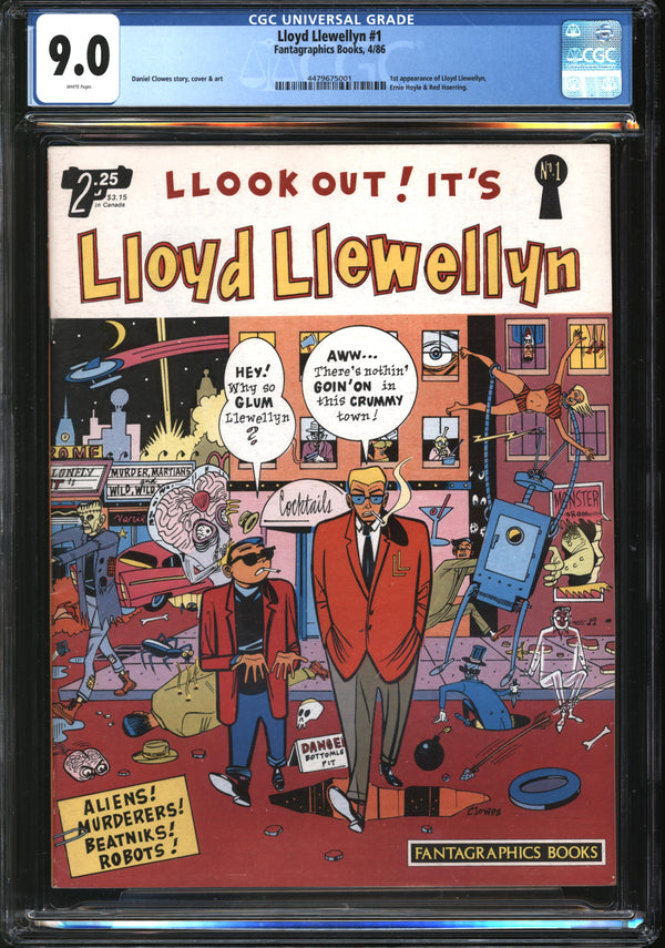 Lloyd Llewellyn (1986) #1 CGC 9.0 VF/NM