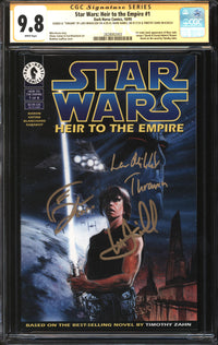 Star Wars: Heir To The Empire (1995) #1 CGC Signature Series 9.8 NM/MT Signed Mark Hamill, Lars Mikkelsen & Timothy Zahn