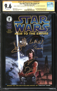 Star Wars: Heir To The Empire (1995) #1 CGC Signature Series 9.6 NM+ 3x-Signed