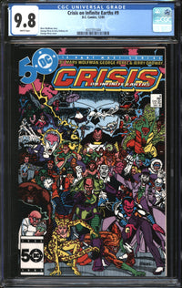 Crisis On Infinite Earths (1985) # 9 CGC 9.8 NM/MT