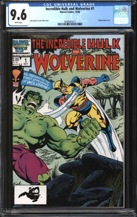 Incredible Hulk And Wolverine (1986) #1 CGC 9.6 NM+