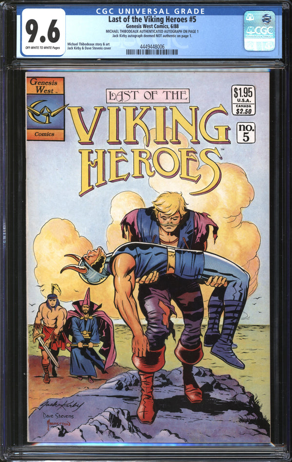 Last Of The Viking Heroes (1987) #5 CGC 9.6 NM+