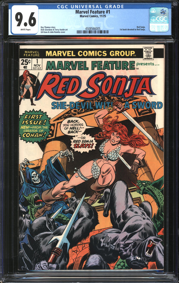 Marvel Feature (1975) #1 CGC 9.6 NM+