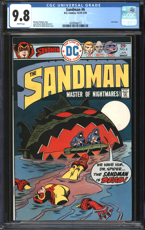 Sandman (1974) #6 CGC 9.8 NM/MT