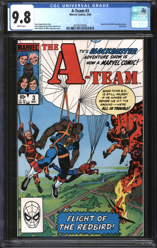 A-Team (1984) #3 CGC 9.8 NM/MT