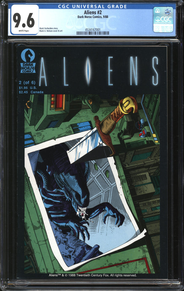 Aliens (1988) #2 CGC 9.6 NM+