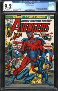 Avengers (1963) #110 CGC 9.2 NM-