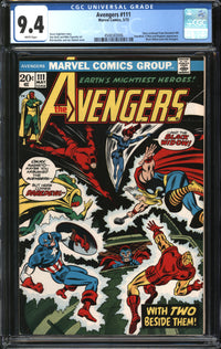 Avengers (1963) #111 CGC 9.4 NM