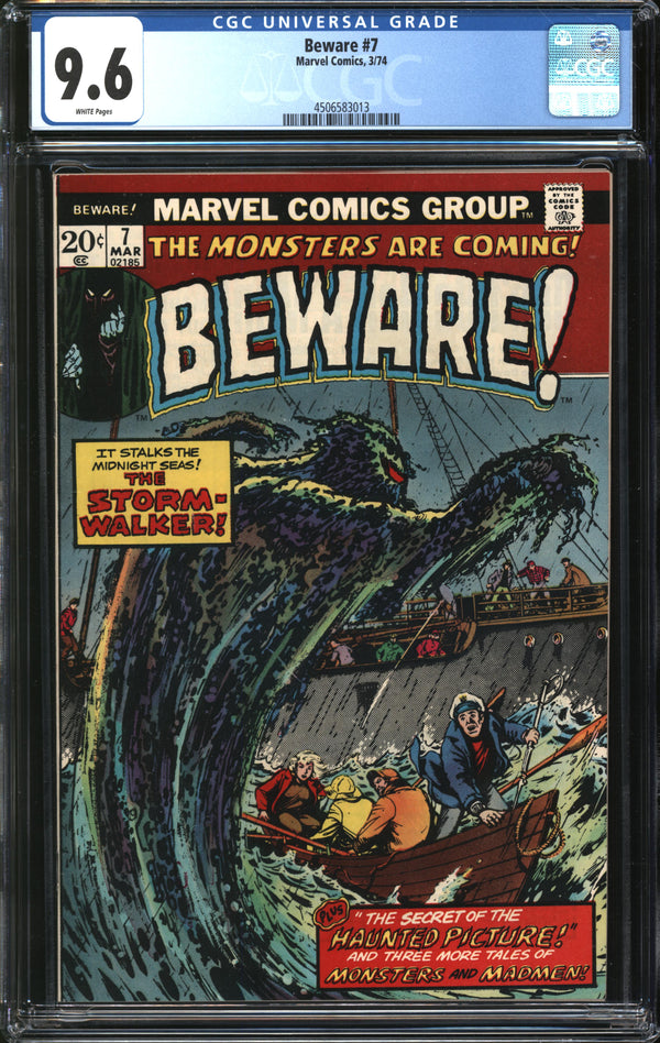 Beware (1973) #7 CGC 9.6 NM+