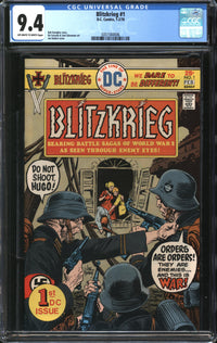 Blitzkrieg (1976) #1 CGC 9.4 NM