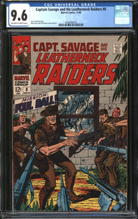 Captain Savage And His Leatherneck Raiders (1968) #8 CGC 9.6 NM+