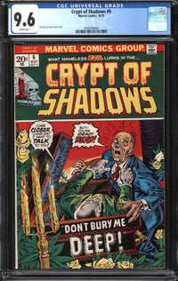 Crypt Of Shadows (1973) # 6 CGC 9.6 NM+