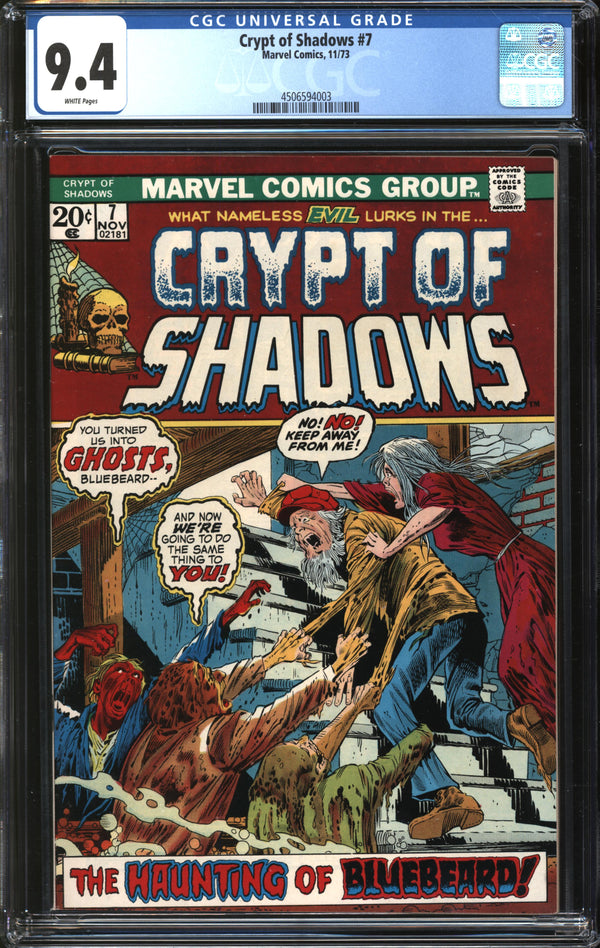 Crypt Of Shadows (1973) # 7 CGC 9.4 NM