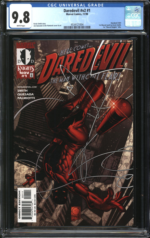 Daredevil (1998) #  1 CGC 9.8 NM/MT