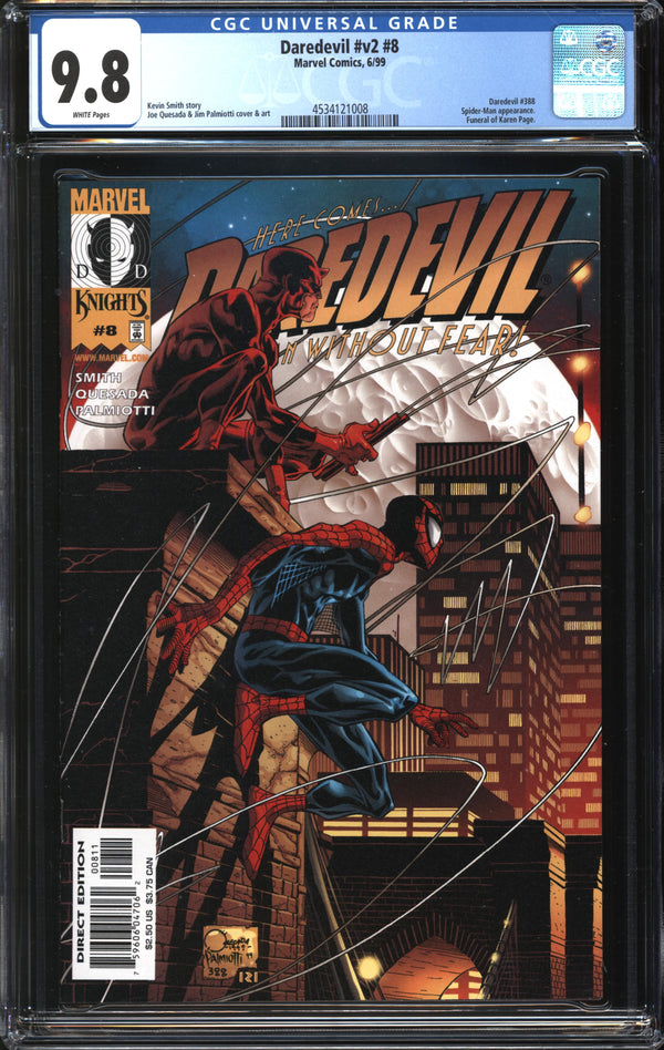 Daredevil (1998) #  8 CGC 9.8 NM/MT