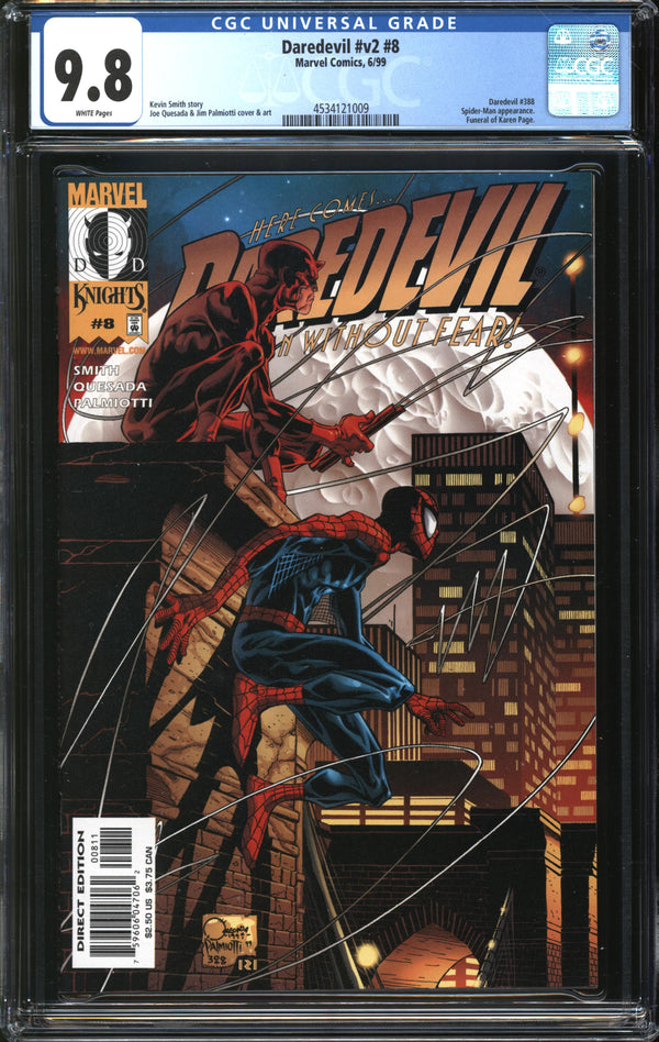 Daredevil (1998) #  8 CGC 9.8 NM/MT