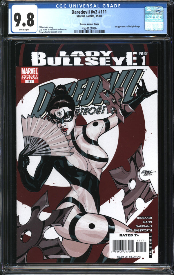 Daredevil (1998) #111 Terry Dodson Variant CGC 9.8 NM/MT