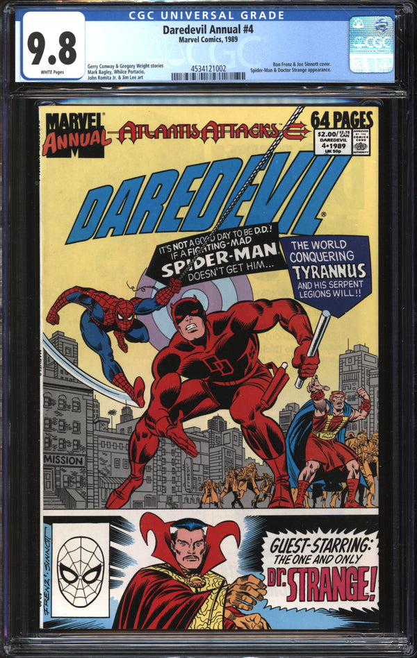 Daredevil Annual (1989) #4 CGC 9.8 NM/MT