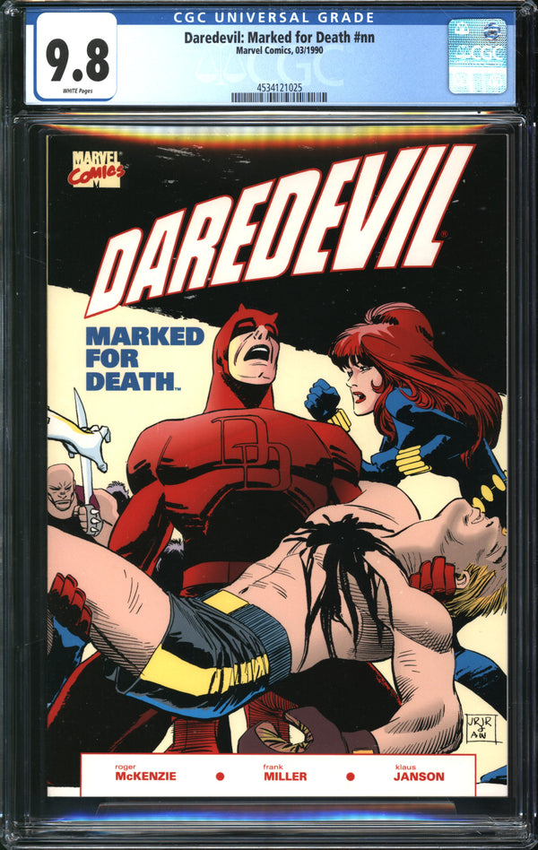 Daredevil: Marked For Death (1990) #1 CGC 9.8 NM/MT