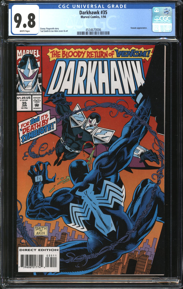 Darkhawk (1991) #35 CGC 9.8 NM/MT