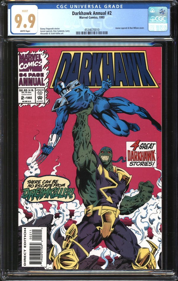 Darkhawk Annual (1993) #1 CGC 9.9 MINT