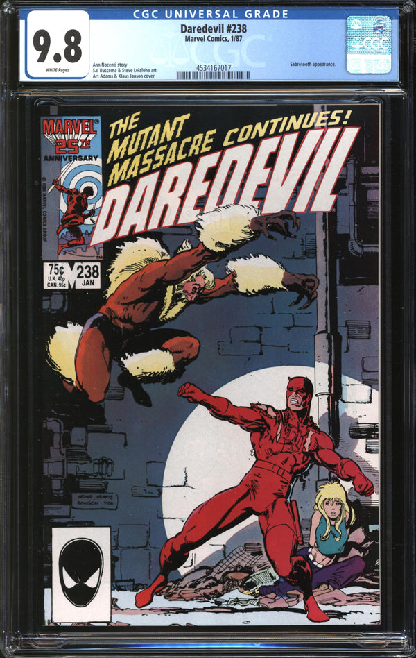 Daredevil (1964) #238 CGC 9.8 NM/MT