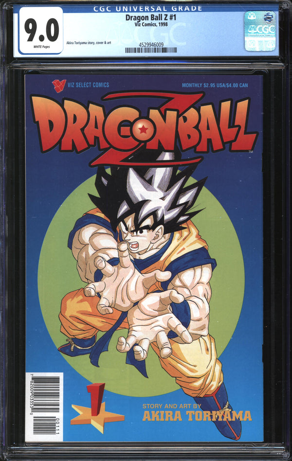 Dragon Ball Z (1998) #1 CGC 9.0 VF/NM