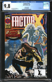 Factor X (1995) #1 Second Printing CGC 9.8 NM/MT