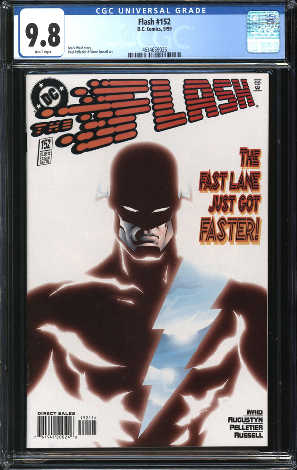 Flash (1987) #152 CGC 9.8 NM/MT