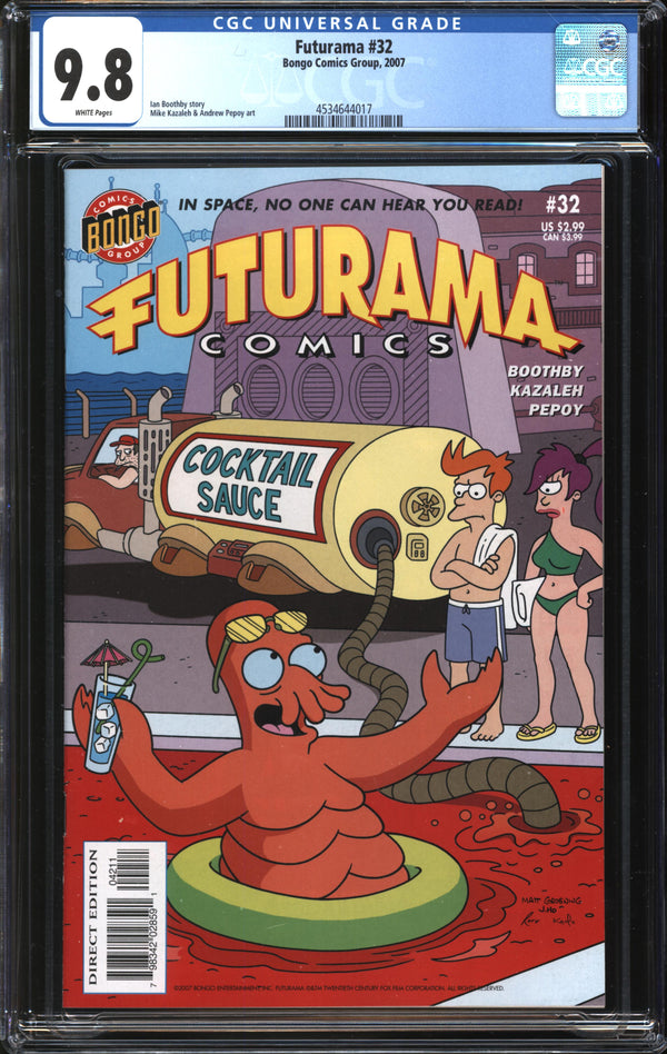 Futurama (2000) #32 CGC 9.8 NM/MT