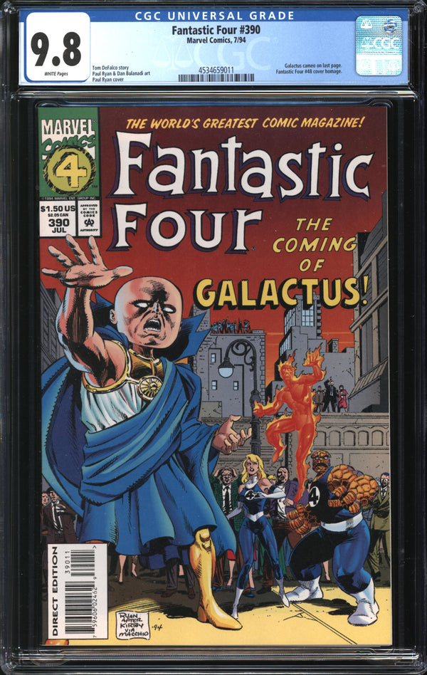 Fantastic Four (1961) #390 CGC 9.8 NM/MT