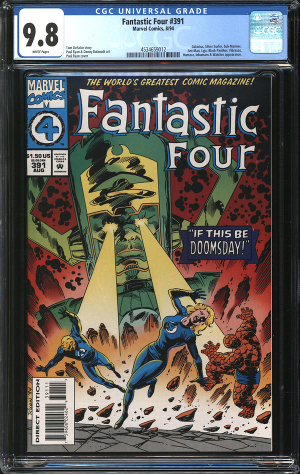 Fantastic Four (1961) #391 CGC 9.8 NM/MT