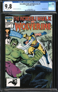 Incredible Hulk And Wolverine (1986) #1 CGC 9.8 NM/MT