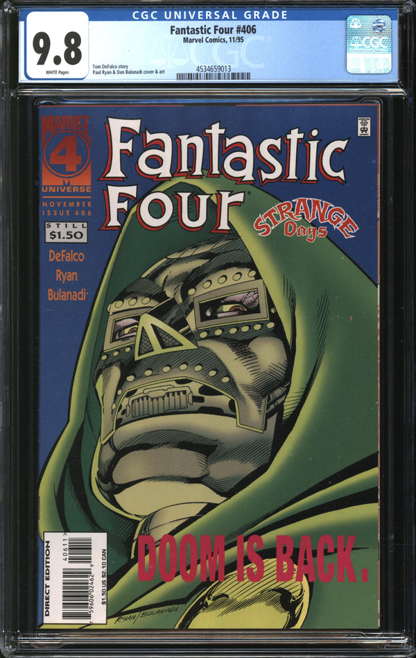 Fantastic Four (1961) #406 CGC 9.8 NM/MT