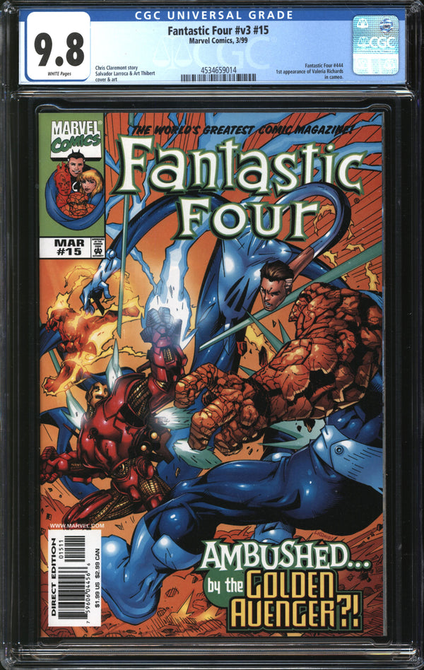 Fantastic Four (1998) #15 CGC 9.8 NM/MT