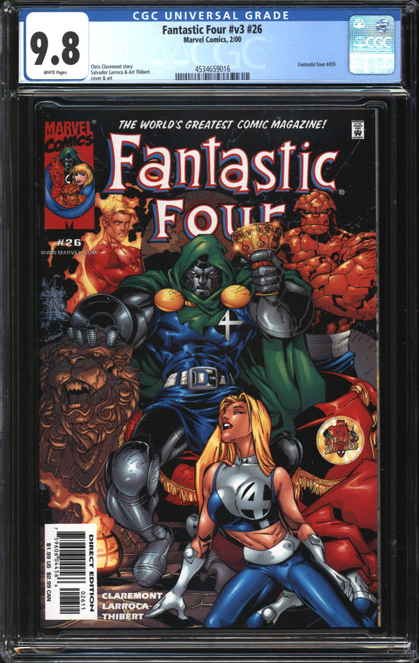 Fantastic Four (1998) #26 CGC 9.8 NM/MT